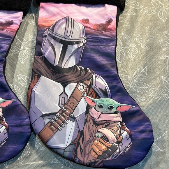 Disney Stars Wars The Mandalorian, 2 Stockings. - Picture 5 of 12